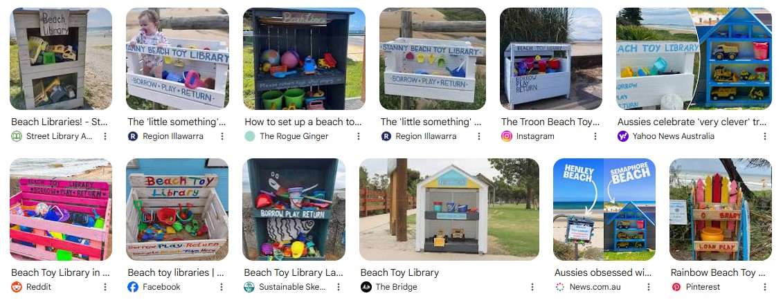 Stop buying beach toys – Use beach toy libraries instead