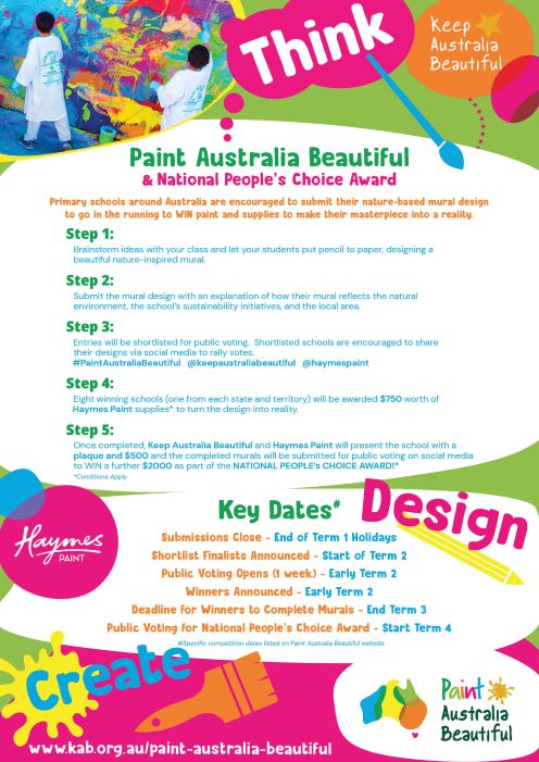 Paint Australia Beautiful Flyer