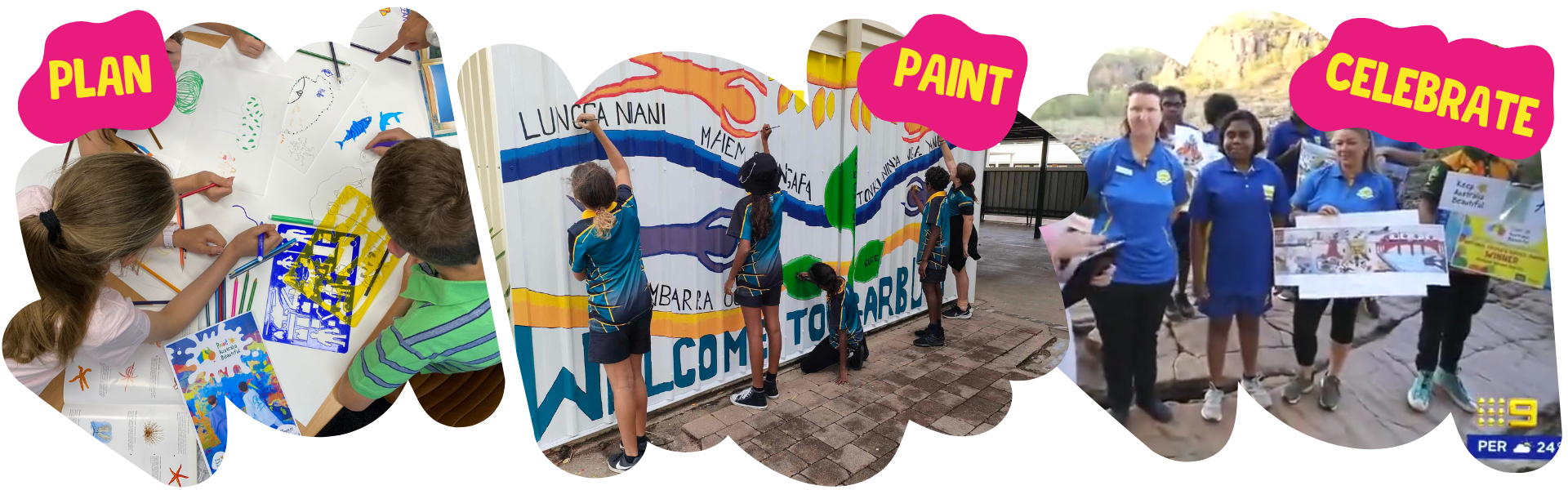 Attention all Schools - enter the Paint Australia Beautiful mural competition